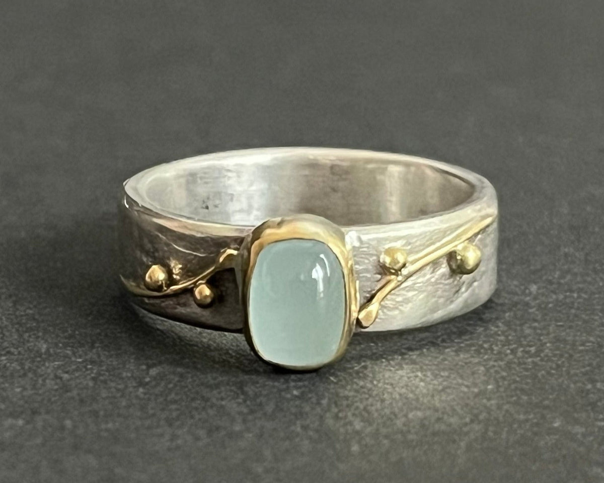 Double Vine Stack Ring, 6 mm