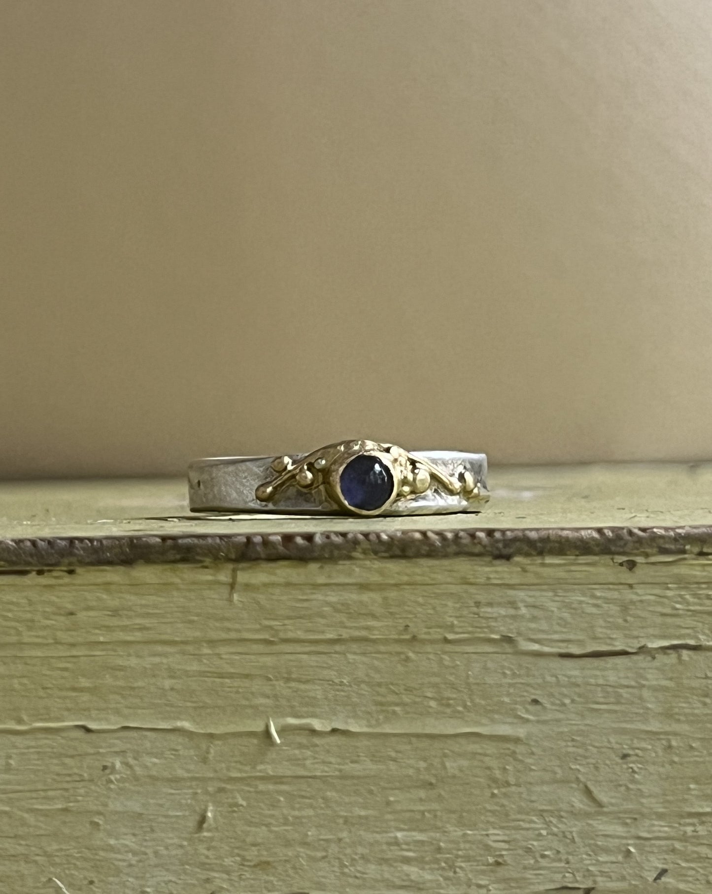 Iolite Vine Ring