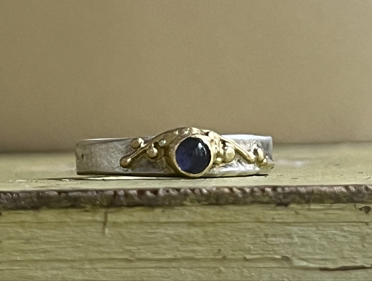 Iolite Vine Ring