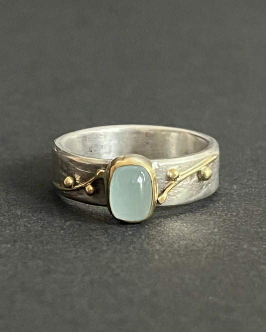 Double Vine Stack Ring, 6 mm