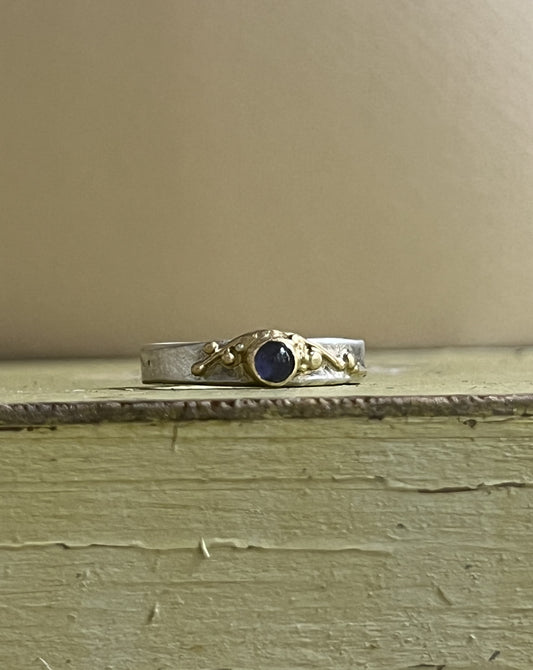 Iolite Vine Ring