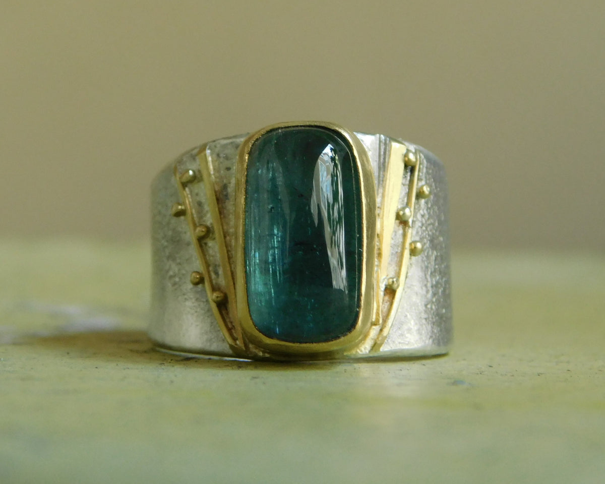 Cushion Tourmaline Ring
