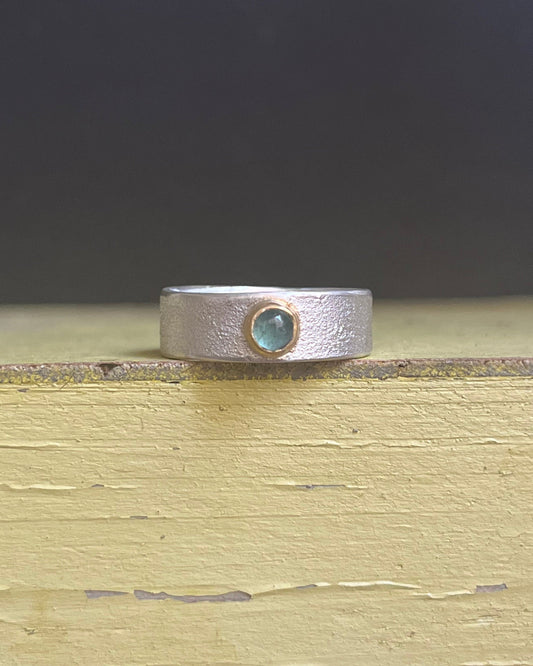 Reticulated Tourmaline Ring