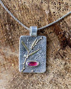 2239 Pink Tourmaline Necklace